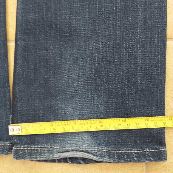 Jeans Seven7 Women Size 28 x 31 inseam Slim Straight Low Waist Zippered Pockets - Picture 13 of 16